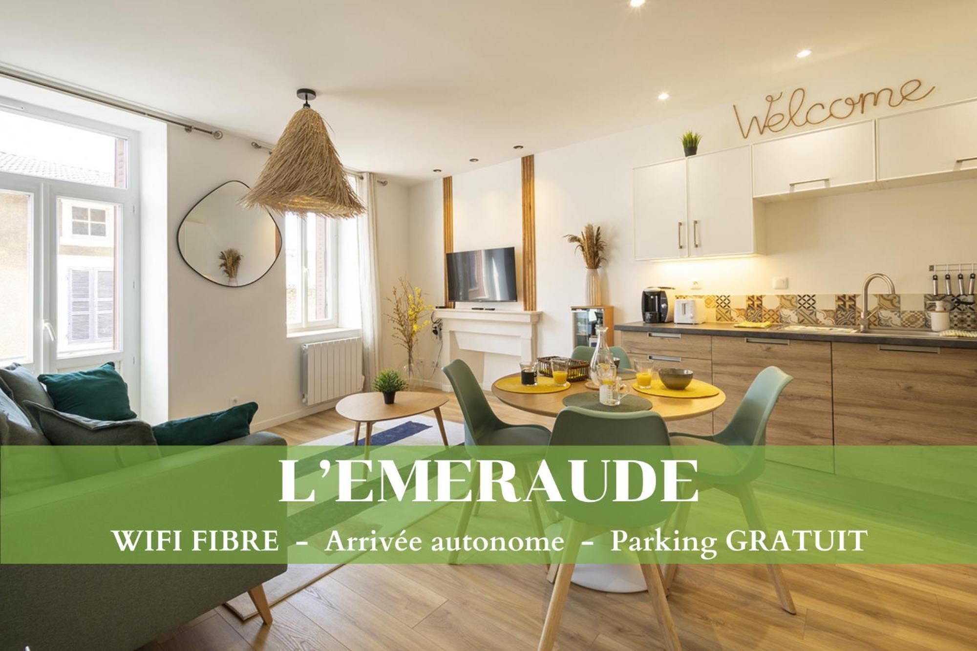 L'Emeraude - 1 A 4P - Wifi Fibre - Parking Gratuit Pont-dʼAin Exterior foto